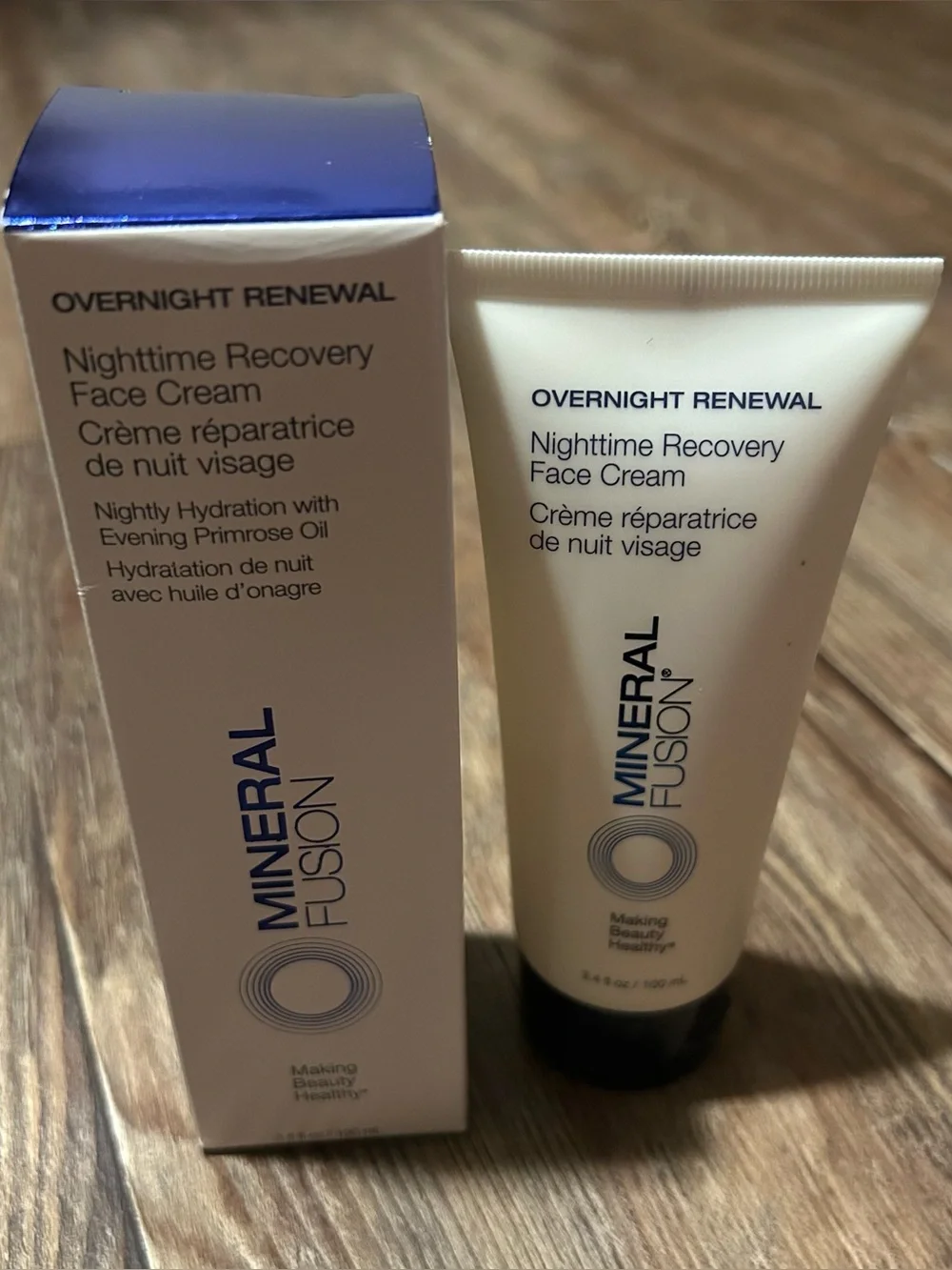 Mineral Fusion Nighttime Recovery Face Cream - Full Size 3.4 fl oz